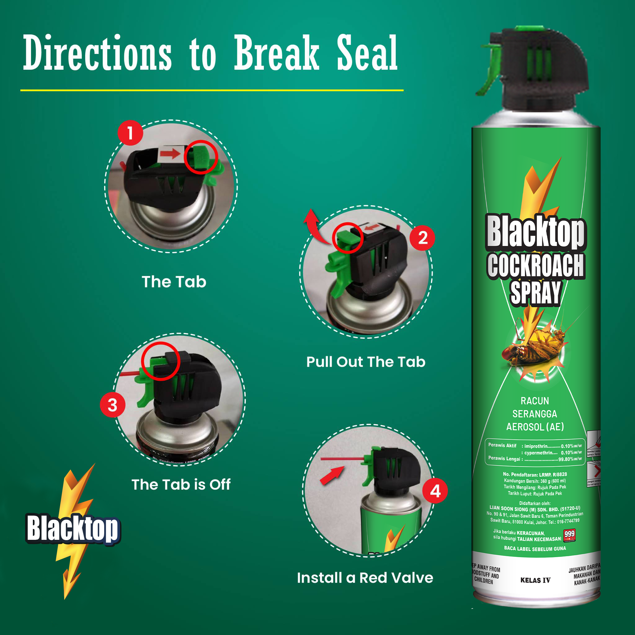 Blacktop Crawling Insect Spray – Blacktop – Protect your loved ones! 